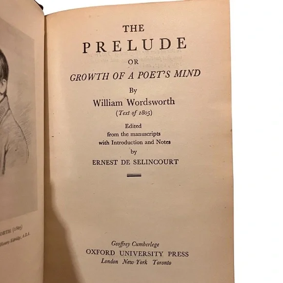 The Prelude by William Wordsworth 1947 Oxford University Press De Selincourt Ed - Picture 9 of 14